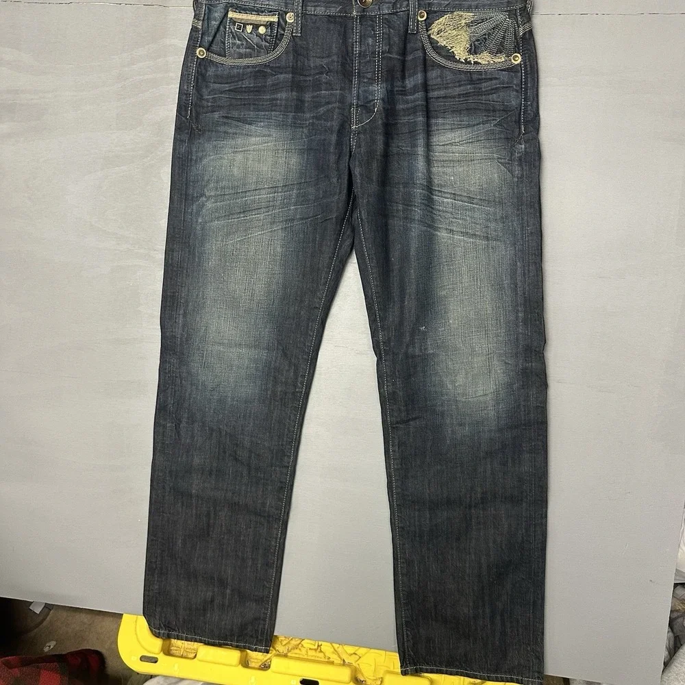 Vintage USA Guess Jeans Mens Size 38x30 Georges Marciano Style 10001-30 Distress